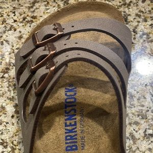 Brand new brown Birkenstock sandals, size 35
